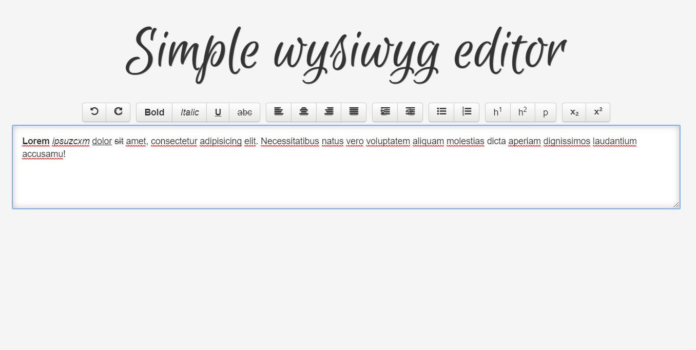 15 Bootstrap Wysiwyg Rich Text Editor OnAirCode