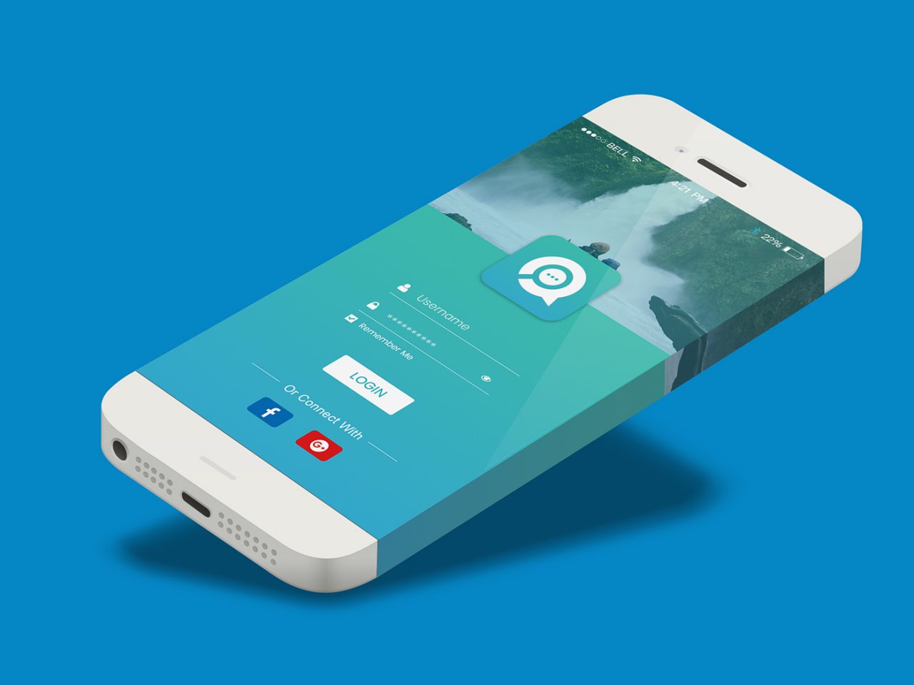 10 Material Design Mobile Login & Sign Up Screen Free Download