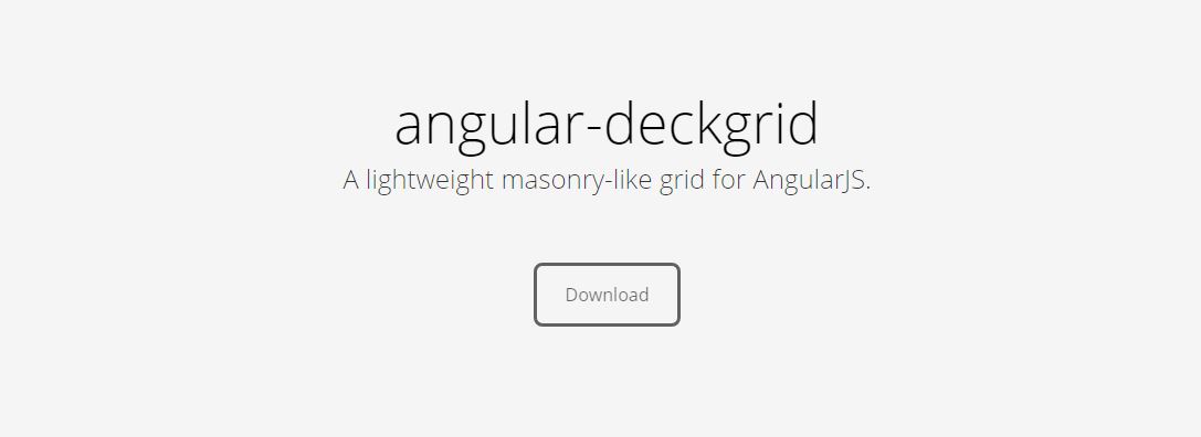 Angular Deckgrid