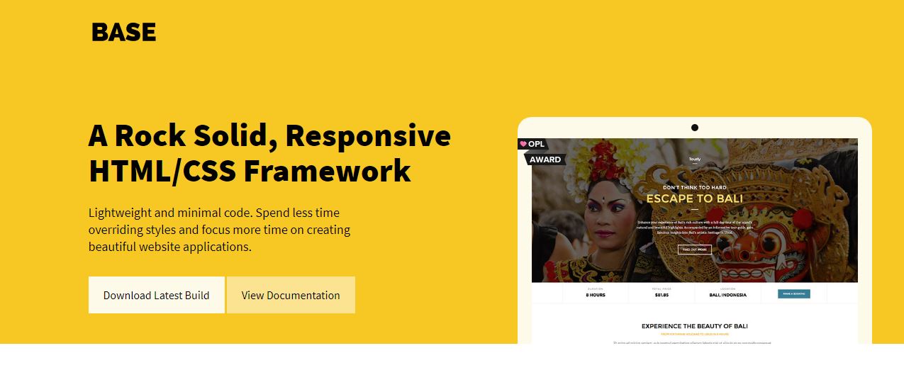 Base - Super Simple HTML CSS Frameworks