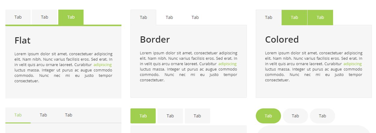 Bootstrap Responsive Tabs Collection