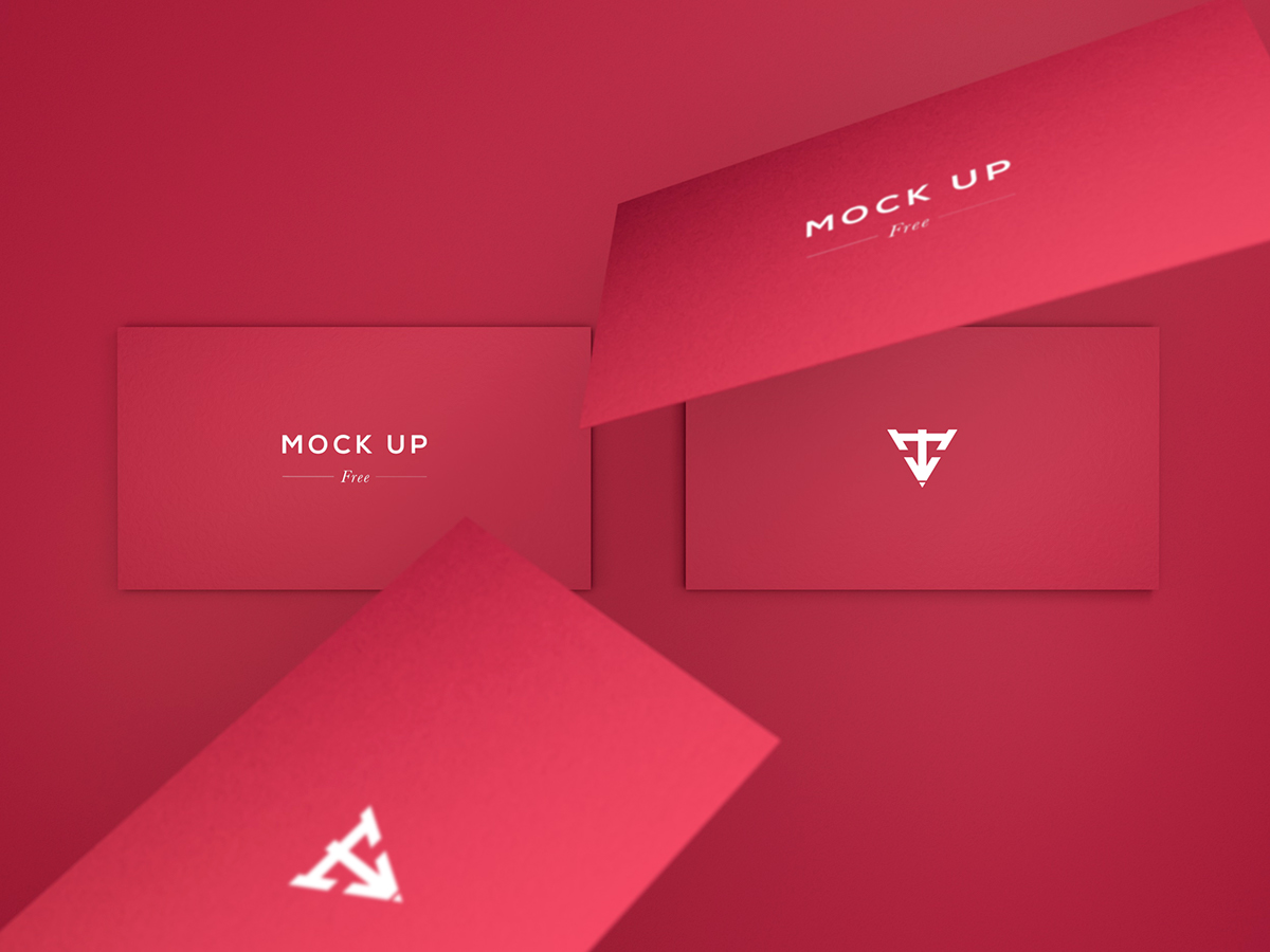 Business Cards Mock Up - FREE PSD