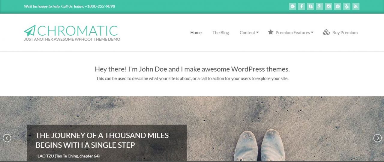 Chromatic Free WordPress Theme