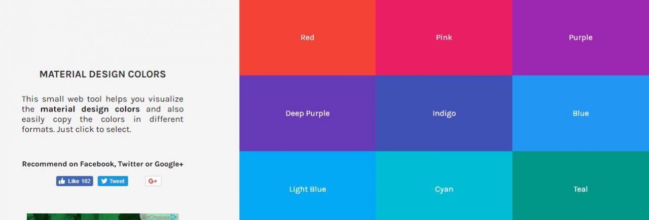 Designskilz - Material Design Colors