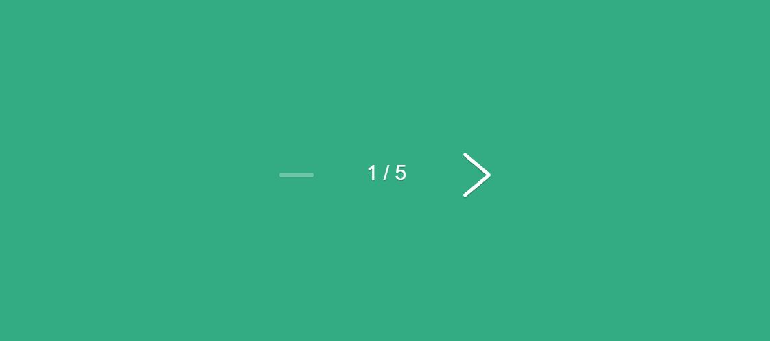 Flexing Arrows css pagination example