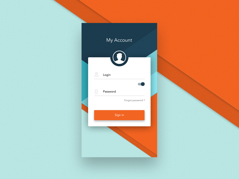 Login - Android App By Michal Parulski