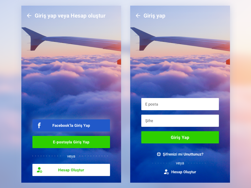 Login - Register for Mobile App By isa Mercan 