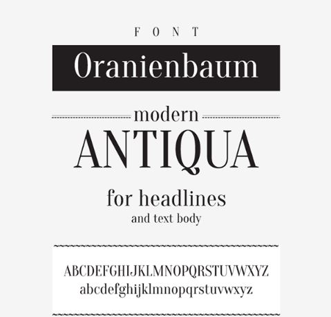 Oranienbaum Free Font