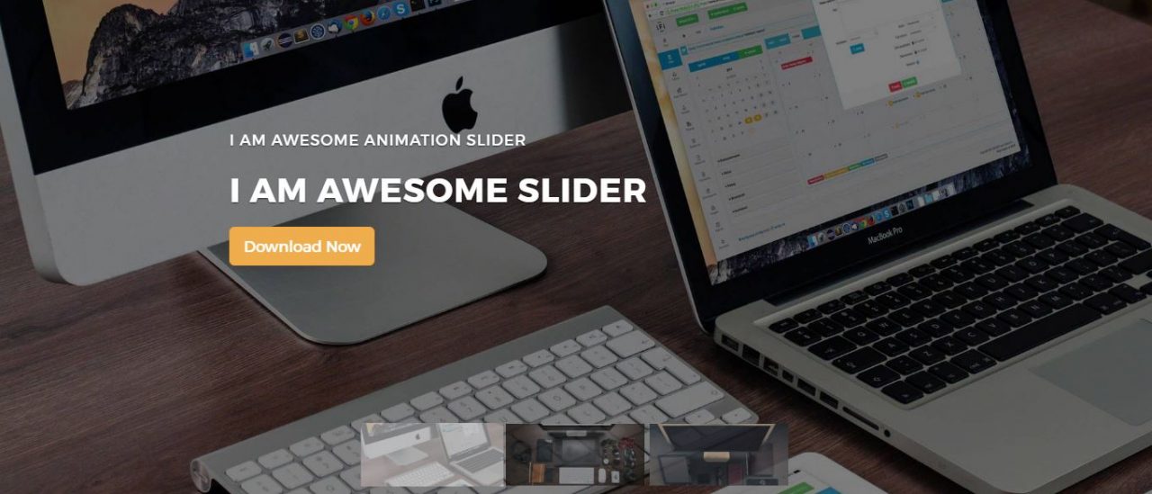 Responsive thumbnail slider