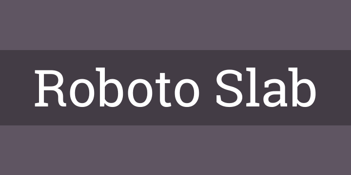 Roboto Slab