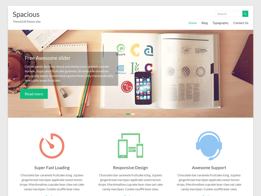 Spacious Business WordPress Theme