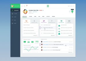 30 Free PSD Admin Dashboard Template Design - OnAirCode