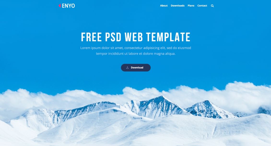 Enyo PSD Template