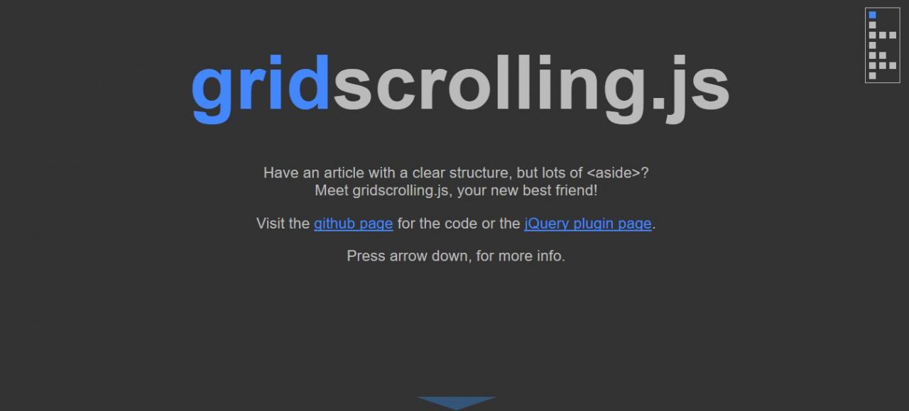 Grid Scrolling