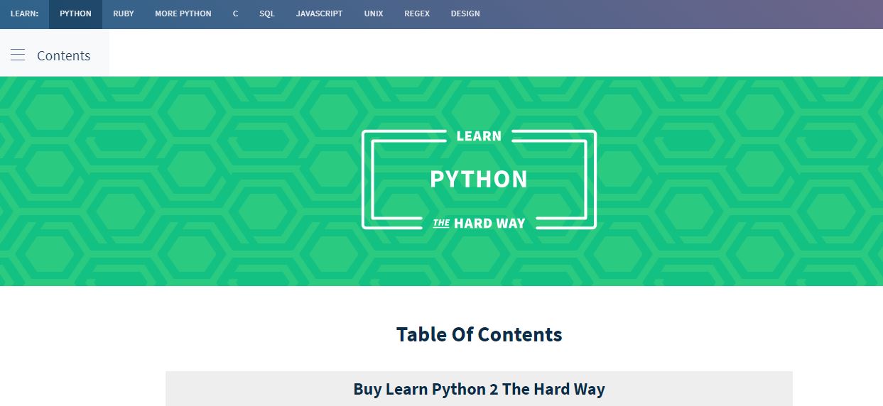 Learn Python the Hard Way