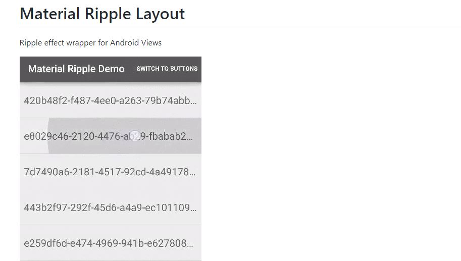  Material Ripple Layout
