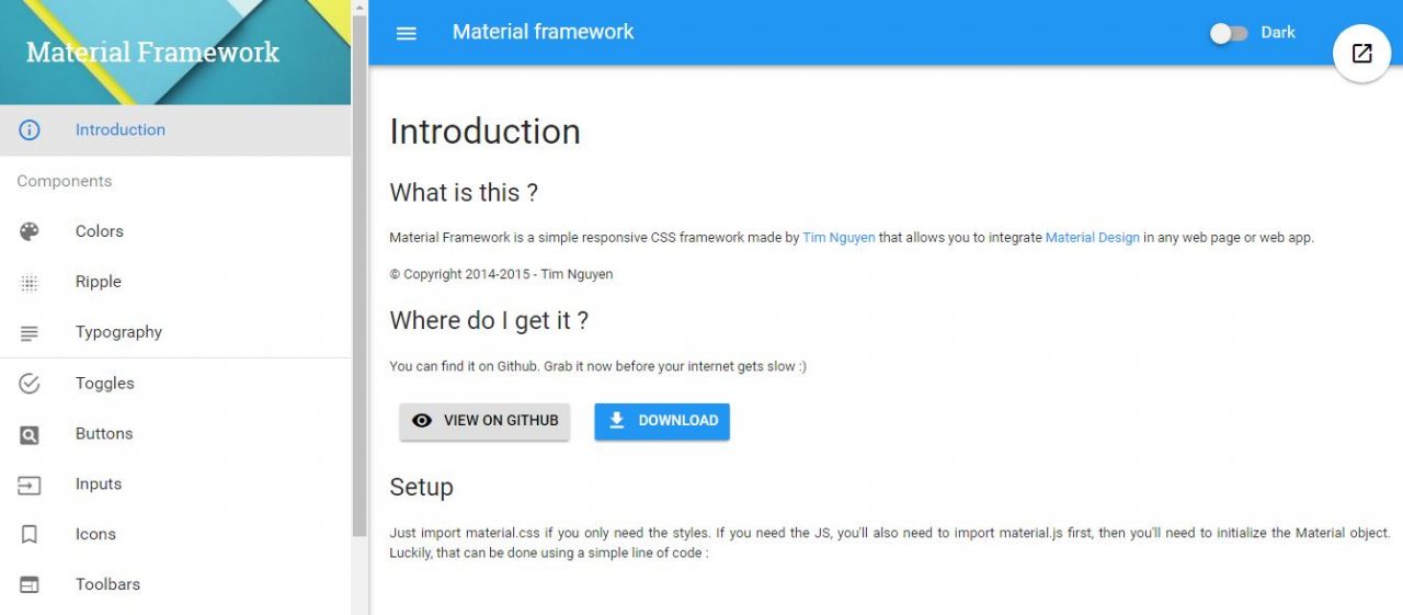 Material Framework