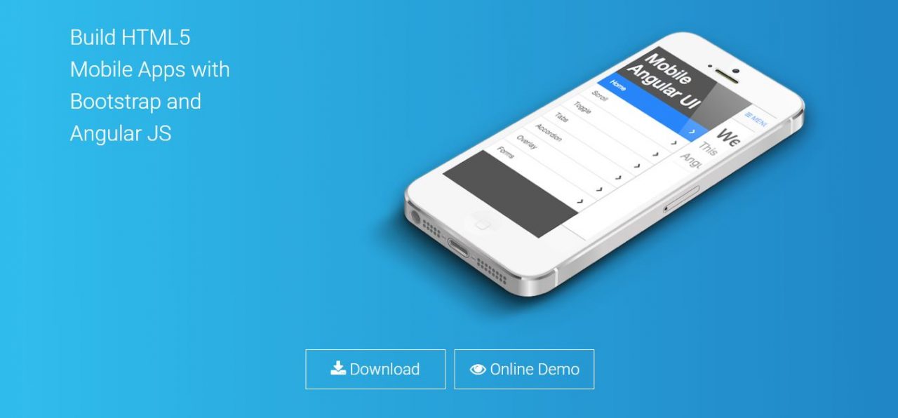 Mobile Angular UI - Top 10 HTML5 Mobile Application Frameworks