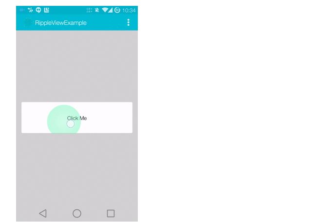 RippleView Ripple Effect on Click