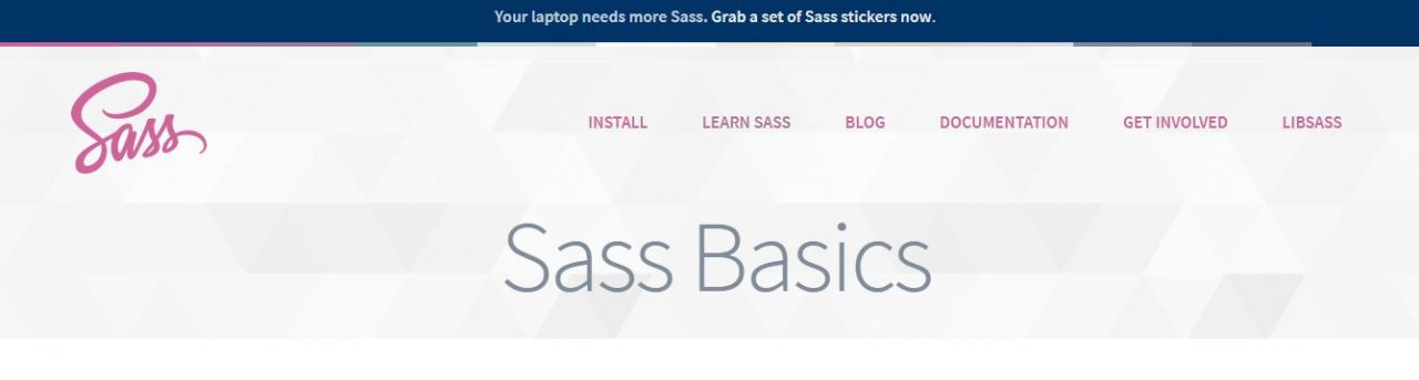 SASS Basics