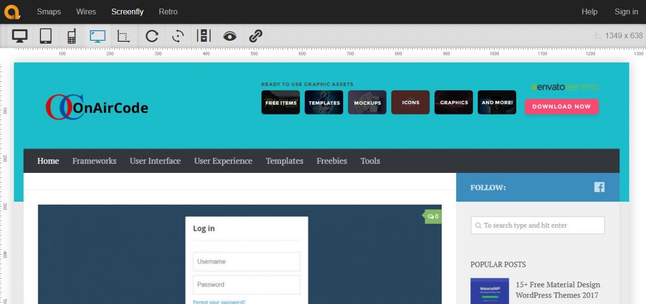 Screenfly Responsive Testing Online Tool