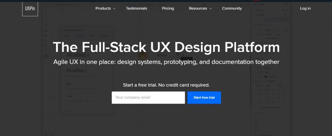 UXPin - UX Design Platform - Useful Tools for Web Designers