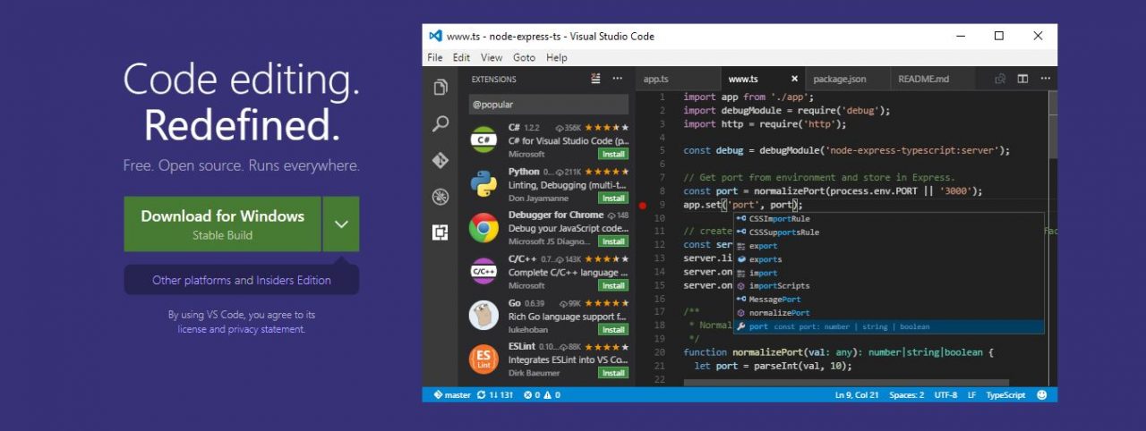 Visual Studio Code - Code Editing