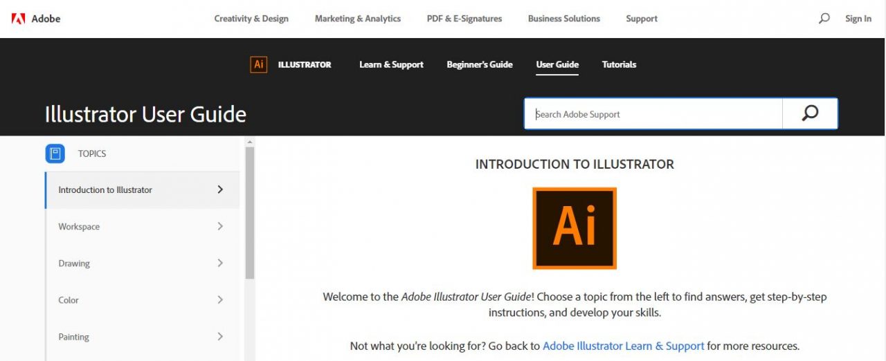 Adobe.com Illustrator Guide
