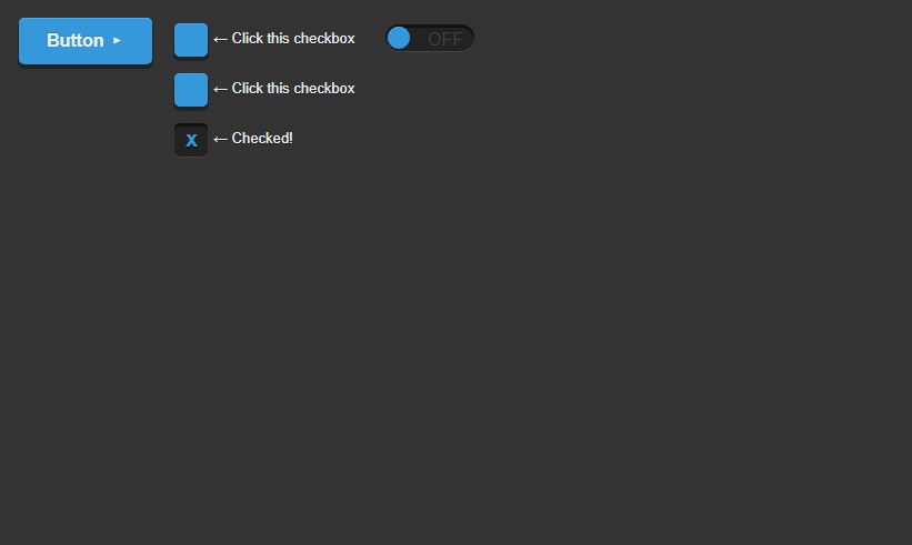 Animated Button, Checkbox and Switch