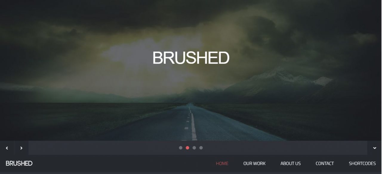 Brushed - Responsive HTML Template