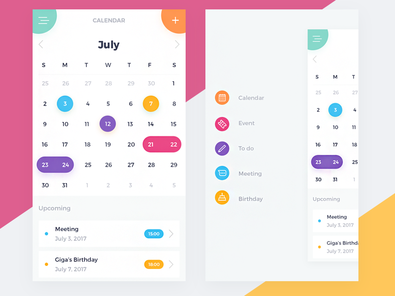 Calendar UI