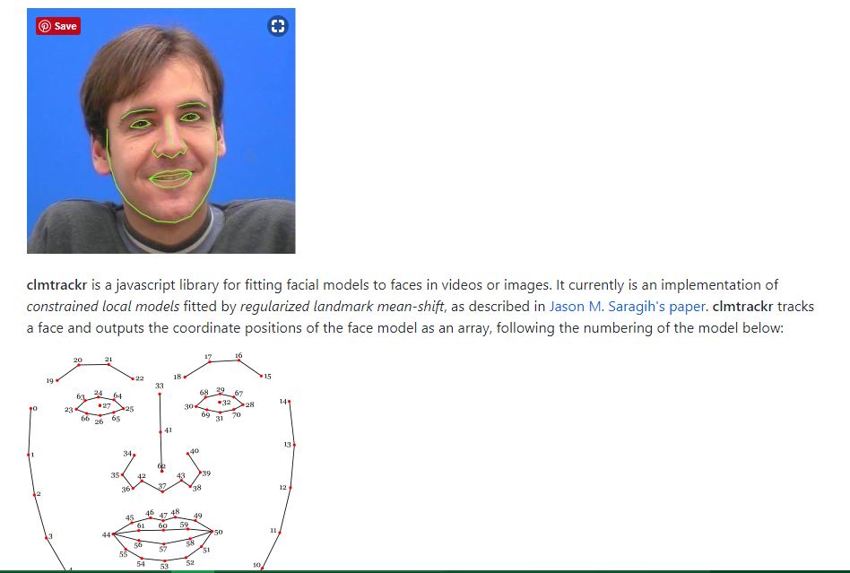 Clmtracker - Best Face Detection JavaScript Libraries