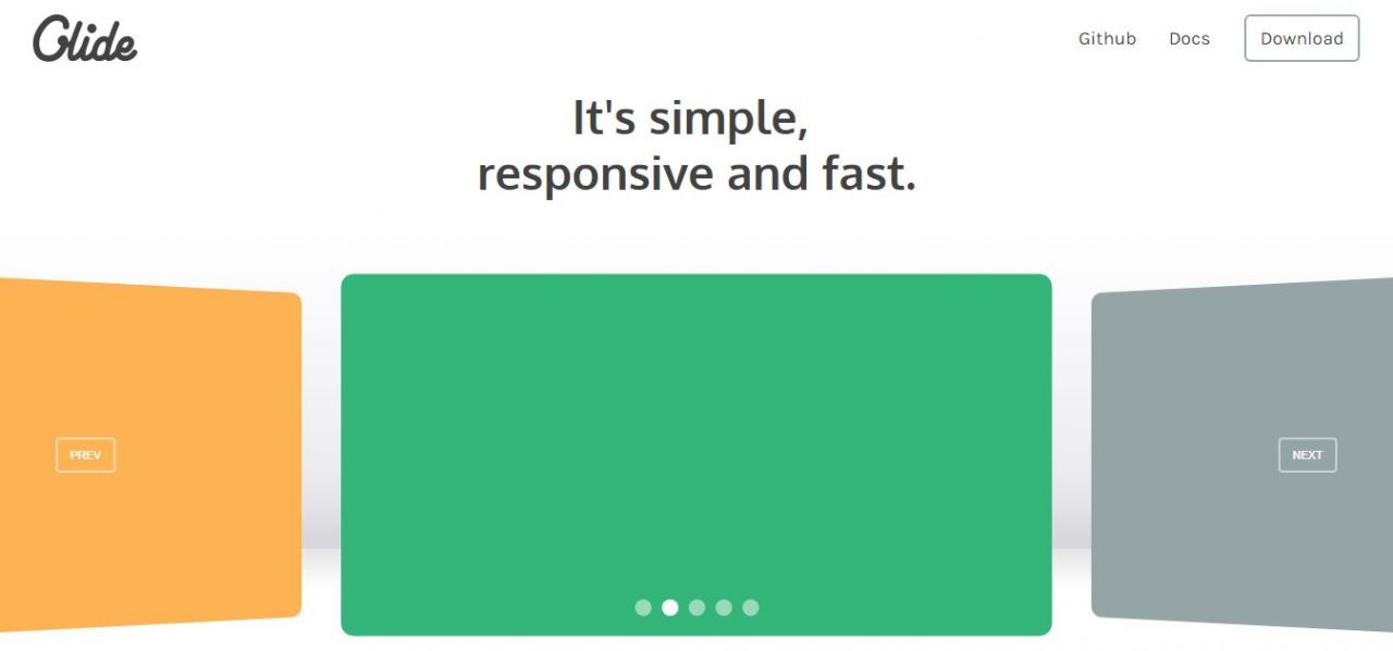 Glide - Simple Responsive jQuery Slider