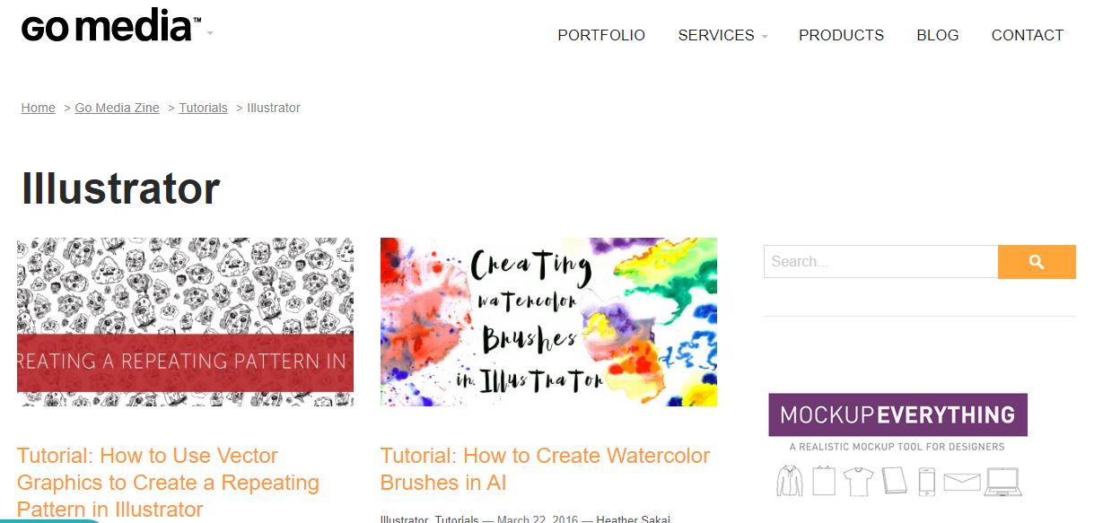 GoMediaZine Adobe Illustrator Tutorials