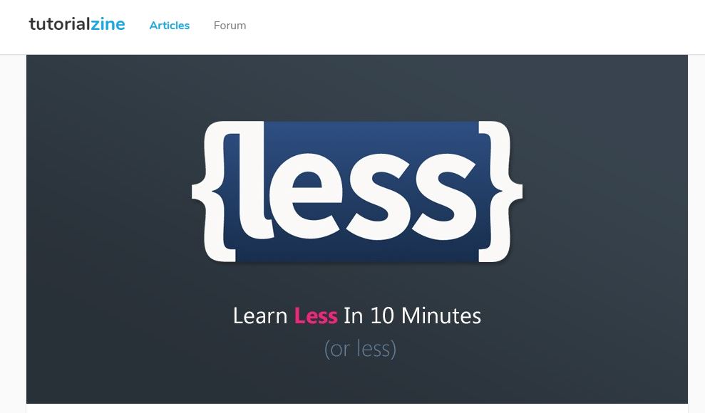 7 Best Place to Learn LESS for Free