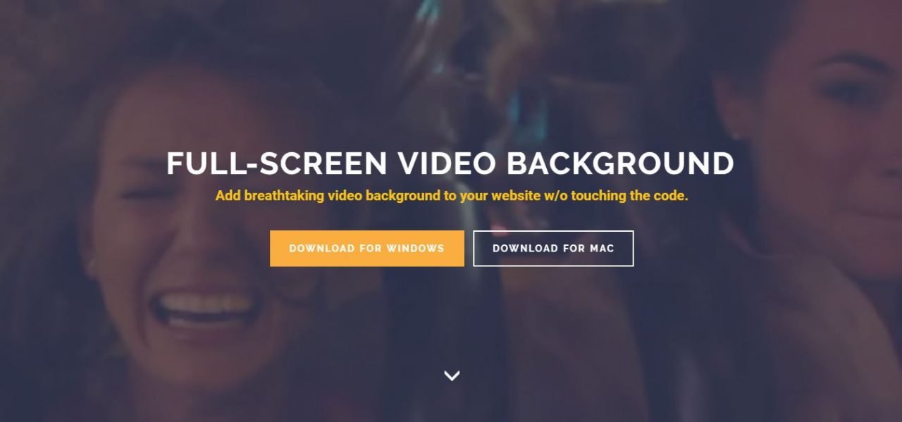 Mobirise - HTML5 Full Screen Video Background