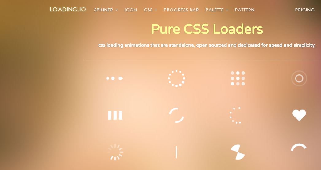 Pure CSS Loaders - Amazing CSS Loading Animation Button 