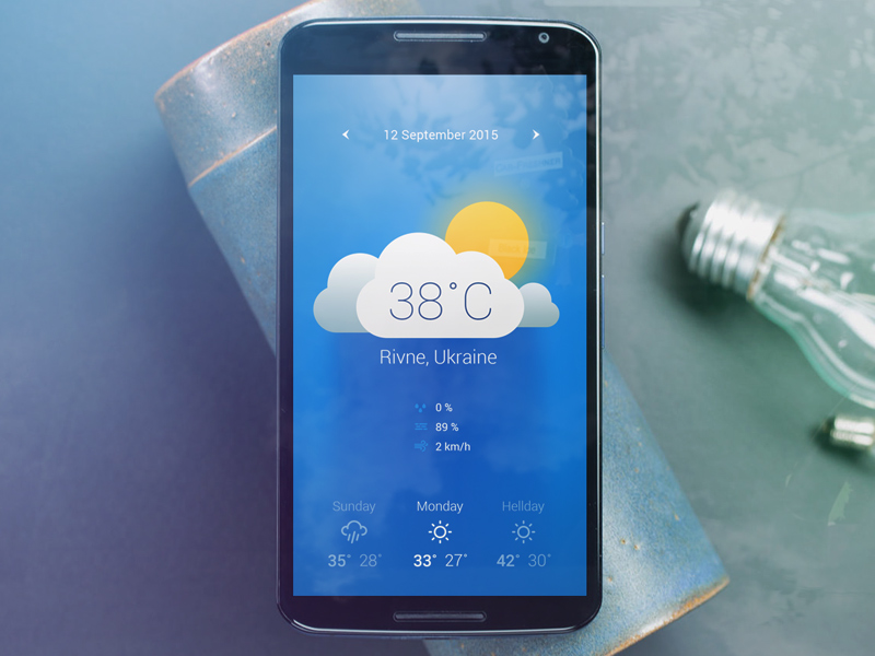 Weather App UI