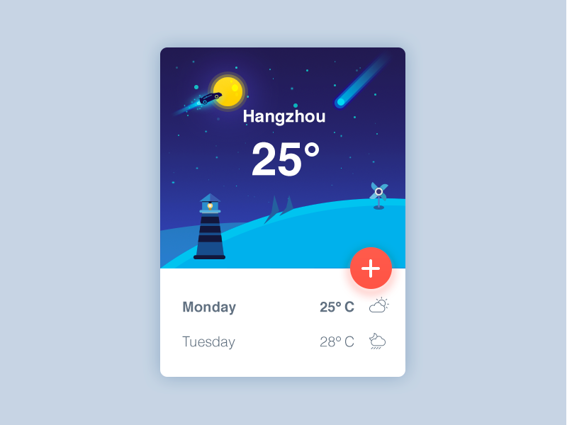 Weather UI Rebound