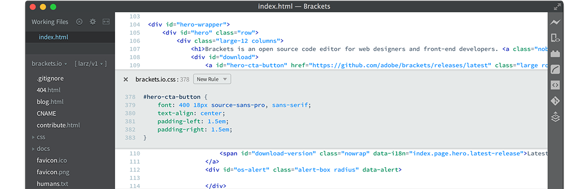 Bracket IDE