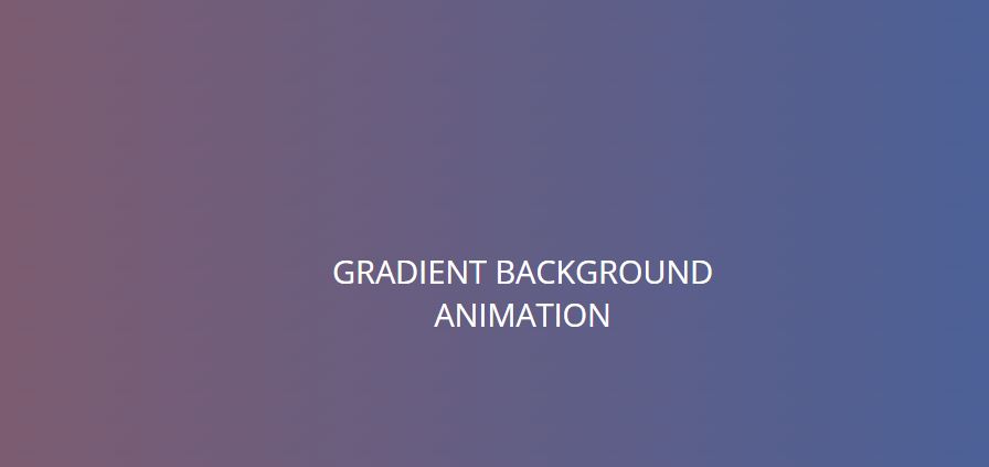  CSS Gradient Animation