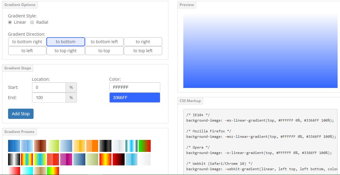 CSS Gradient