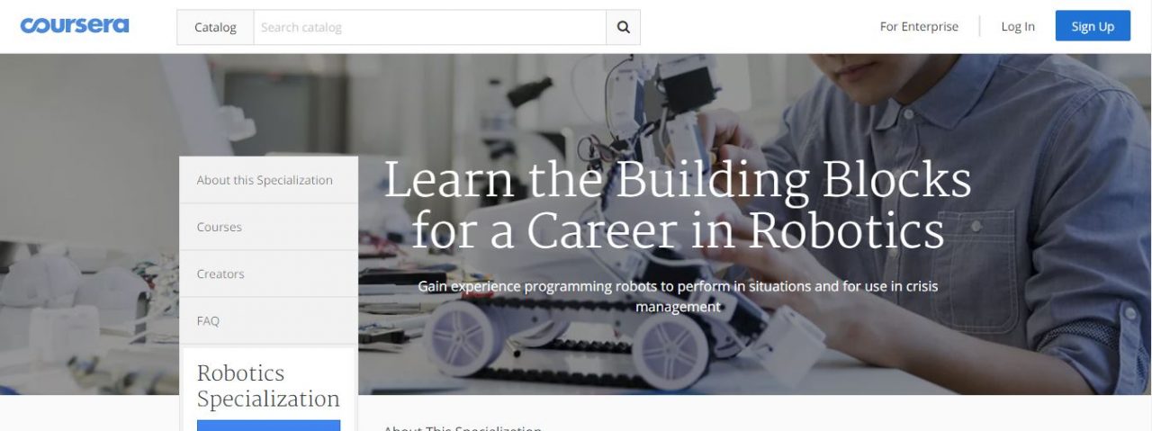 Coursera - Everything About Robot Development For A Programmer