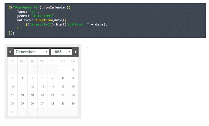 Ion Calendar