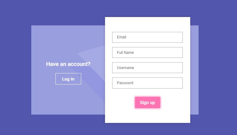 Sign Up And Login Form With Html And Css Vrogue