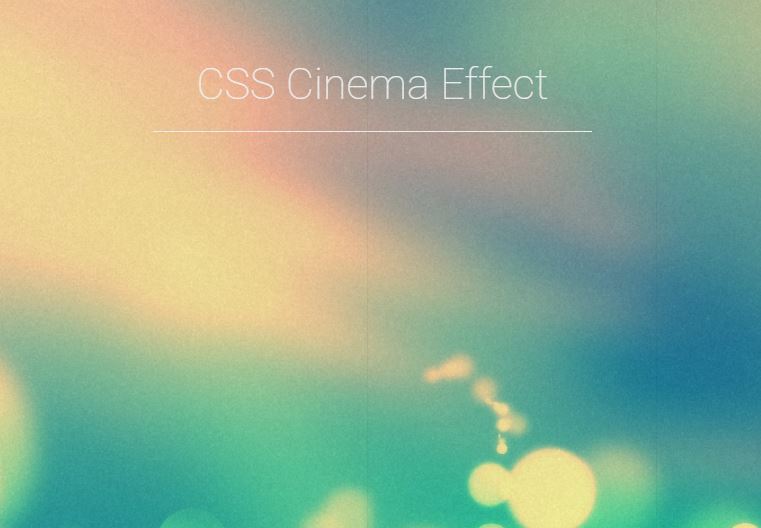 Pure CSS Effect
