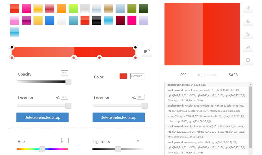 color code generator css