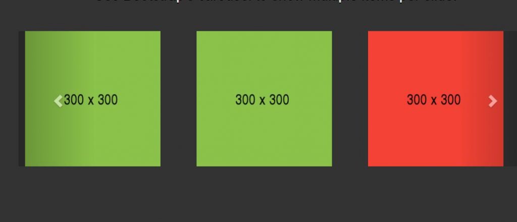 Bootstrap Multiple Items Slider Code Snippets - OnAirCode