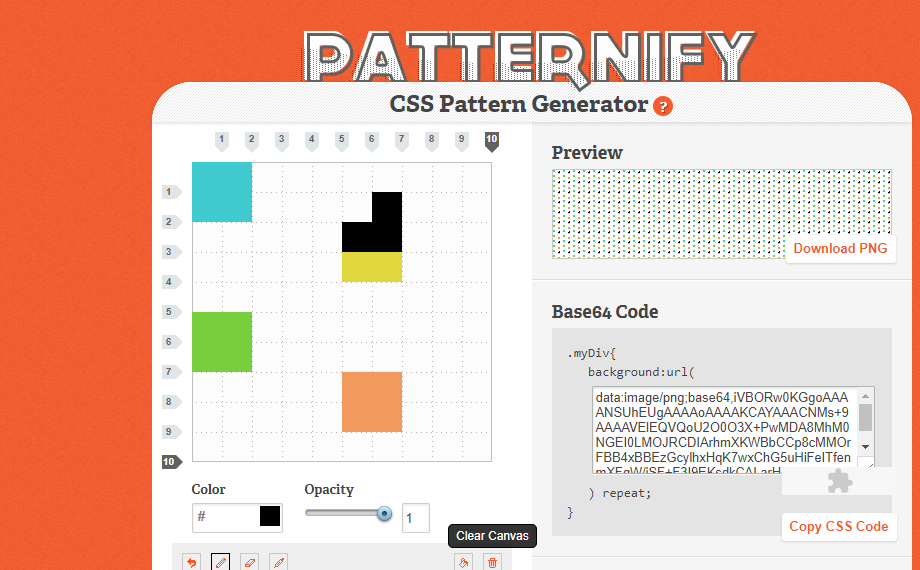 CSS Pattern Generator