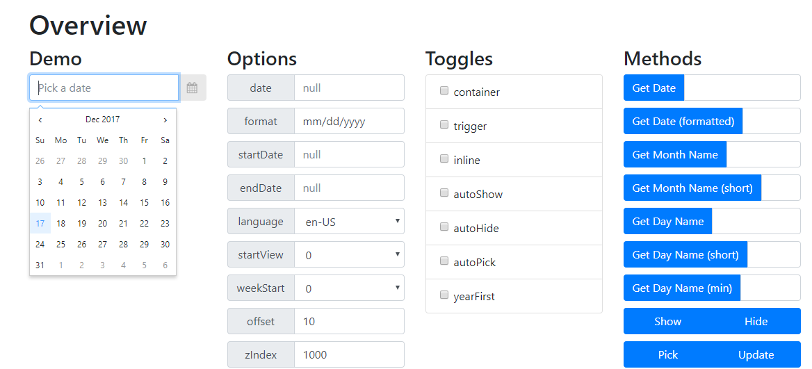 DatePicker